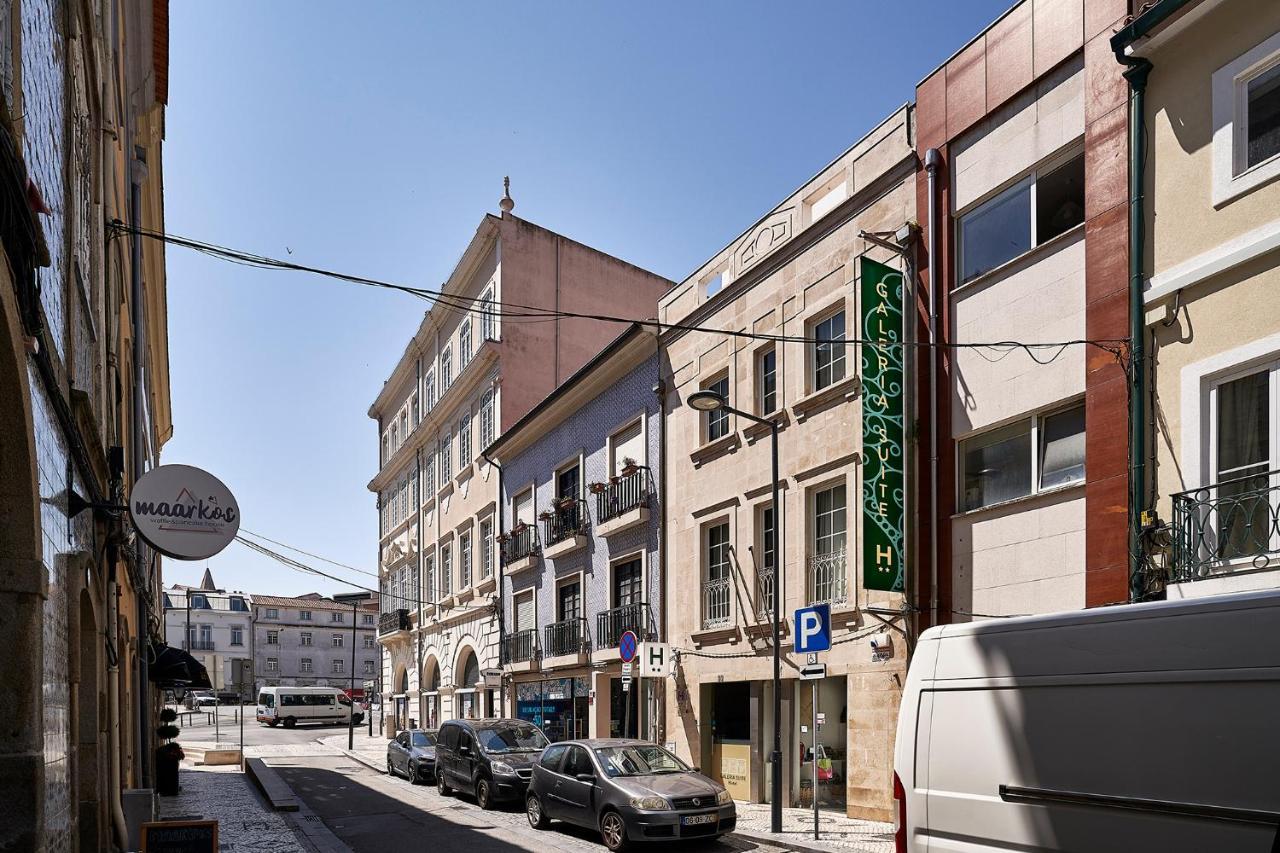 Galeria Suite Hotel Aveiro Bagian luar foto